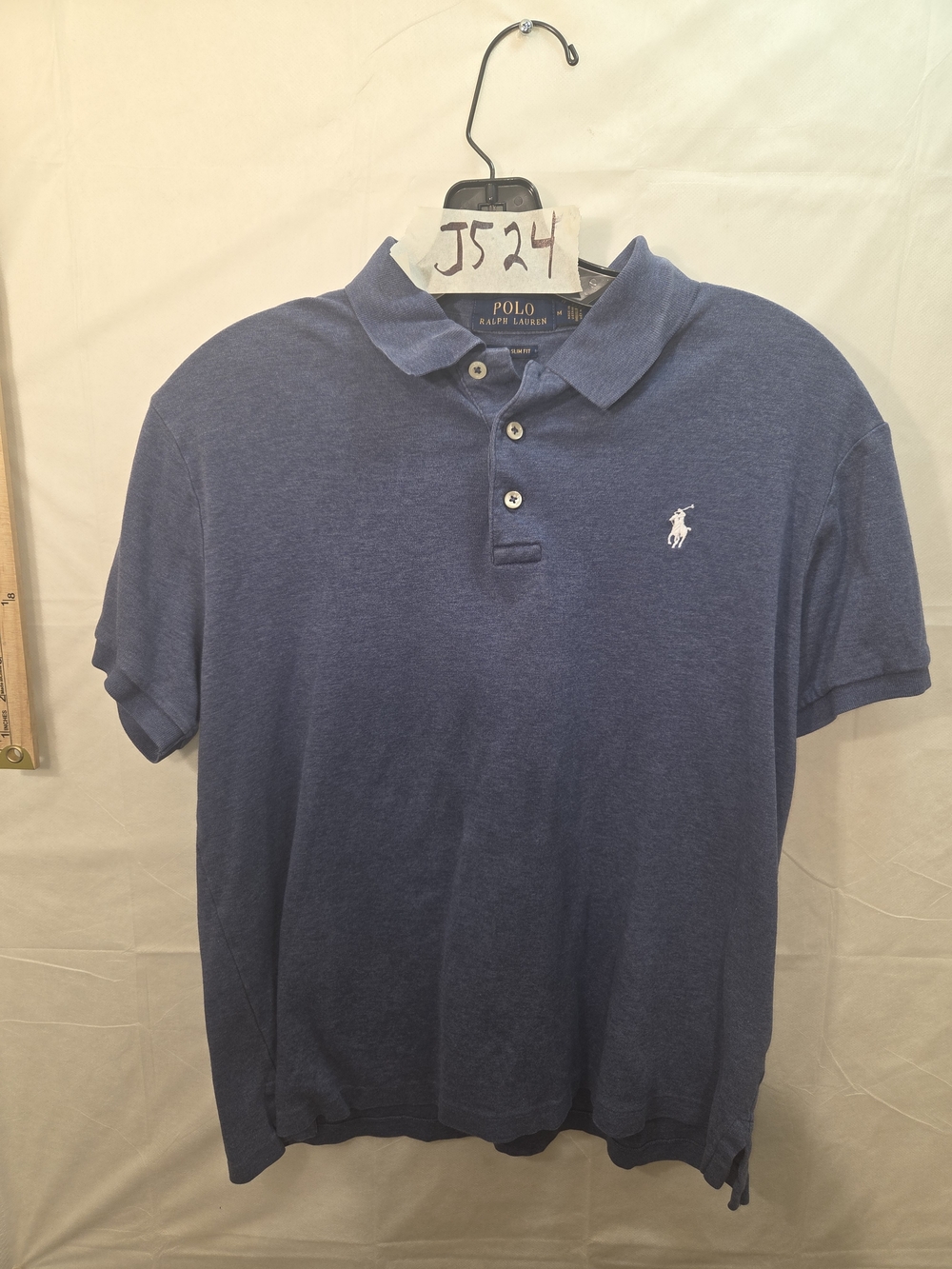 Ralph Lauren Men’s Navy Blue Polo Shirt with White Pony